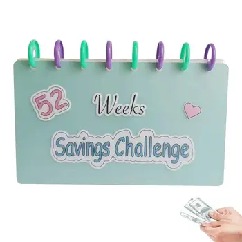 52 Weekds Money Saving Budget Binder Задачи по экономии книг и бюджета Сберегательный скоросшиватель с 52-недельными конвертами с наличными конвертами для