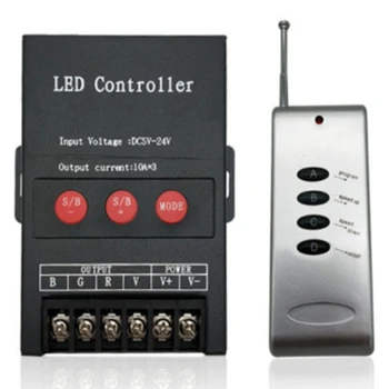 30A Светодиодный контроллер ИК-пульт большой мощности 360 Вт BT Контроллер для RGB Strip Light DC5-24V
