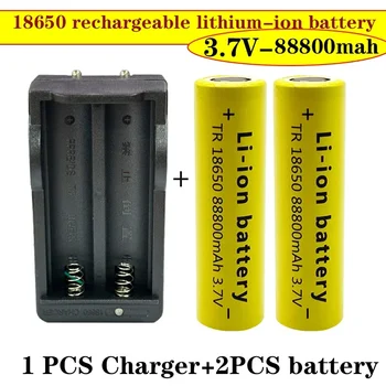 Высококачественная батарея 18650 88800 мАч 3,7 В 18650 Батарея фонарика литиевая аккумуляторная батарея Игрушки / приборы + зарядное устройство