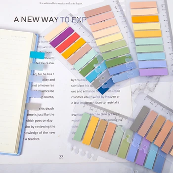 200 листов Morandi Color Sticky Notes Маркеры страниц Наклейки для заметок Симпатичные индексные вкладки Блокнот Офисные школьные принадлежности