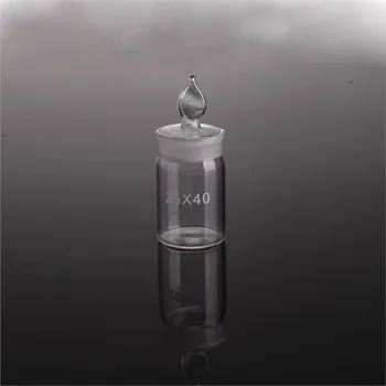 2 шт. Стеклянная бутылка для взвешивания 25x40 мм в стеклянной бутылке для взвешивания удельного веса низкой формы