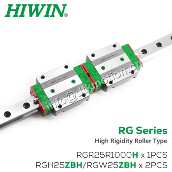 Оригинальная роликовая RGH25CA RGH25HA RGW25CC RGW25HC блочная линейная направляющая HIWIN Высокоточные направляющие жесткости класса ZBH с ЧПУ