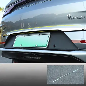 Автомобильная задняя планка багажника Пластина задней двери Коробка Молдинг задней двери для BYD Song Plus DM-i EV 2020 2021 2022 Protector Accessories