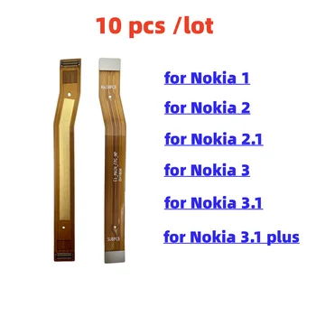 10 шт./лот Разъем материнской платы Гибкий кабель для Nokia 1 2 2.1 3 3.1 Plus Замена деталей для ремонта основной платы