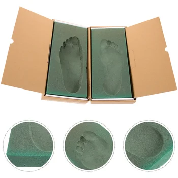 Многофункциональная коробка из пенопласта для отпечатков ног Формовочная коробка формы следа для настройки стелек Ортопедические стельки для ног