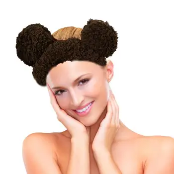  Skincare Facial Headband Приятная для кожи и мягкая повязка на голову с симпатичным дизайном Женская повязка для волос для мытья лица Макияж кожи