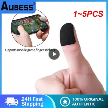 1 ~ 5 шт. 18-контактные чехлы для пальцев с защитой от пота для PUBG Сенсорный экран Рукава для большого пальца Игровые Палец Большой Палец Рукав Перчатки Наклейки на пальцы
