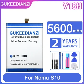 GUKEEDIANZI Сменный аккумулятор V18H 5600 мАч для Nomu S10 Bateria