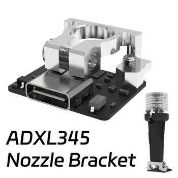  Легкий алюминиевый кронштейн сопла V6 для 3D-принтера ADXL345 акселерометра Оптимизируйте производительность 3D-печати