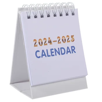 2024 Мини-настольный календарь Простой стиль Офисный подарок Изысканные украшения Удобный рабочий стол Креативный декор Настольный дом