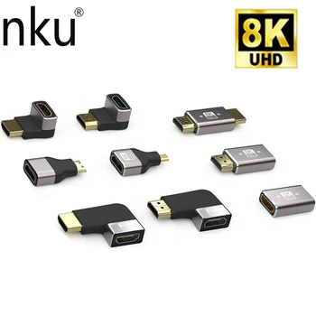 Nku 8K60 Гц 4K120 Гц HDR видеоадаптеры HDMI-совместимый удлинитель для Sony PS4 PS5 Ноутбук PS5 Настольная камера для монитора HDTV Projetor