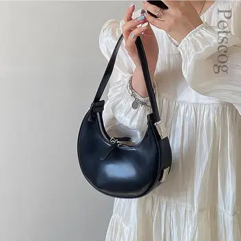 Новая женская сумка 2023 Half Moon Сумка и кошелек Роскошная дизайнерская женская сумка через плечо Lady Fashion Маленькие сумки-клатчи для женщин