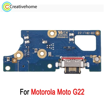 Оригинальная плата USB-порта для зарядки телефона Motorola Moto G22 Запасная часть для ремонта