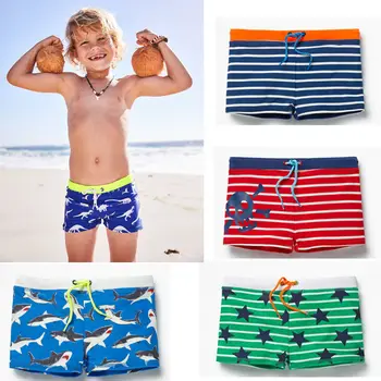 Baby Boy Полосатые плавки Шорты для доски 6M-6Y Дети Летнее плавание Серфинг Купальники Пляжная одежда 2022 Новинка