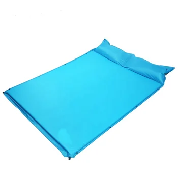 Двойной самонадувающийся коврик для точечного массажа Коврик для сна с подушкой на открытом воздухе кемпинг Портативный надувной коврик для сна