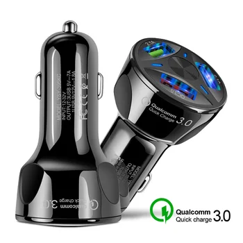 Qc3.0 Автомобильное зарядное устройство для мобильного телефона Три USB для Hyundai I30 I20 IX35 I40 Tucson Getz Sonata Veloster Elantra Solaris