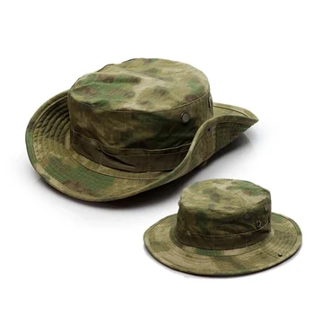 Камуфляж Тактические кепки для мужчин Военная армия Панама Атакс Камуфляж Солнце Ведро Кепка Рыбалка Походы Охота Шляпы Горрас Снаряжение
