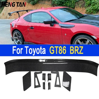 Для Toyota GT86 BRZ Высокое качество заднего крыла Хвостовые плавники Спойлеры багажника Углеродное волокно / FRP / кованый карбон Хвостовые плавники Задний спойлер