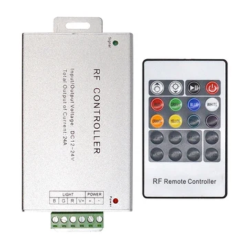 светодиодный контроллер 12-24 В Низкое давление RF Красочный 20-клавишный пульт дистанционного управления RGB Light Bar Dimming Controller