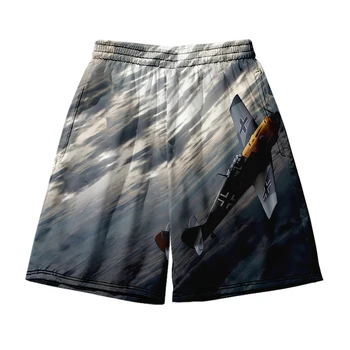Пляжные шорты Мужская и женская одежда Повседневные шорты с цифровой печатью 3D Модный тренд пара Брюки 17