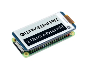 Waveshare 2,13-дюймовый дисплей E-Ink HAT для Raspberry Pi 250x122 Интерфейс SPI Низкое энергопотребление