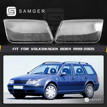 Samger Крышка фары для VW Bora Jetta MK4 1999-2005 Прозрачная линза Абажур Пластиковая оболочка фары Замена линзы Аксессуары
