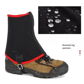  Бахил для альпинизма на открытом воздухе, Чехол для ног от комаров, Защита от песка и водонепроницаемость, Высокоэластичный нейлоновый чехол для велосипедной обуви