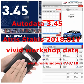 2024 Hot Auto Data 3.45 Автомобильное программное обеспечение Vivid Workshop Data Atris-Stakis Technik 2018.01V Многоязычный Польский Испанский Ссылка HDD