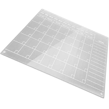 Акриловая доска для сухого стирания Планировщик Календарь Холодильник Практическое планирование Прозрачный магнитный