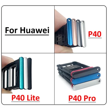  Оригинальный новый держатель лотка слота для SIM-карты для Huawei P40 / P40 Lite / P40 Pro Запасные части