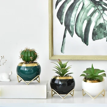 Ceramics Home Оживите эти свежие и яркие наборы цветочных горшков, которые делают его многофункциональным украшением для различных
