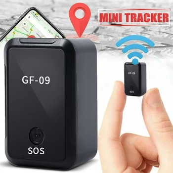 GF-09/GF-07 Мини Автомобильный GPS-трекер Устройство обнаружения с защитой от потери Отслеживание в реальном времени Запись GF09 GF07 SIM Позиционер Wi-Fi