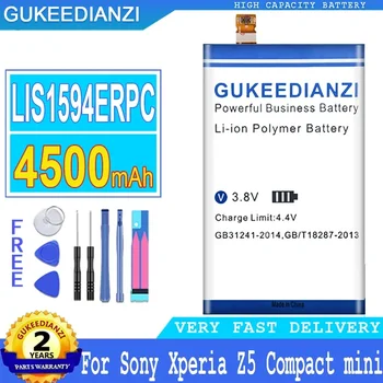 4500 мАч Аккумулятор большой емкости для Sony Xperia Z5 mini Z5 компактный E5823 E5803 XA Ultra C6 F3216Xc Xmini Аккумуляторы для мобильных телефонов