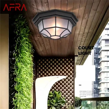 AFRA Потолочный светильник в европейском стиле Наружная современная светодиодная лампа Водонепроницаемая для украшения домашнего коридора