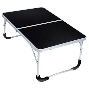 Портативный складной стол Многофункциональный складной стол Портативный стойка для пикника Стол для ноутбука для кемпинга на открытом воздухе Черный черный