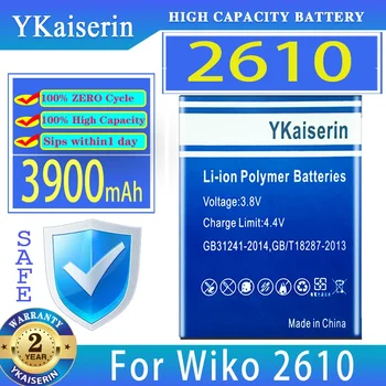 YKaiserin Батарея 3900 мАч для мобильного телефона Wiko 2610 Bateria