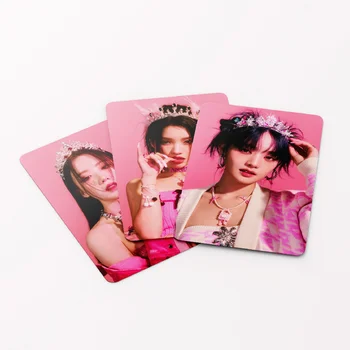 55Pcs Kpop Idol GIDLE Фотокарты Альбом I Feel Lomo Cards (G)I-DLE Photo LOMO Card Ye Shuhua MINNIE Открытка Поклонники Подарок