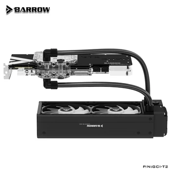 Комплект водяного охлаждения блока графического процессора Barrow, для NVIDIA RTX 4080 5V ARGB AURA SYNC