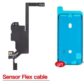  Датчик внешней освещенности и приближения с микрофоном Замена гибкого кабеля для iPhone 13 Mini Pro Max Вкл. водонепроницаемую ленту