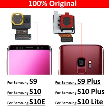 Оригинал для Samsung S9 S10 Plus Lite S10E G960F G965F G960U Передняя камера Flex с модулем задней камеры Гибкий кабель