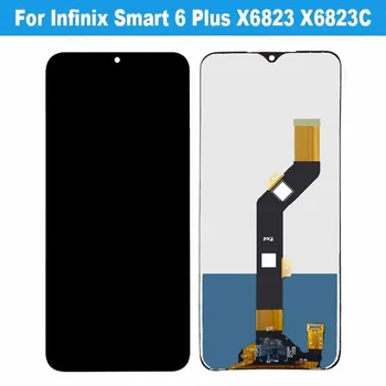 Для Infinix Smart 6 Plus X6823 X6823C ЖК-дисплей с сенсорным экраном в сборе