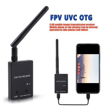 UVC OTG 5.8G 150CH Аудио FPV Приемник Пластиковый Приемник Полноканальный Для Android Телефон Планшет Передатчик RC Дрон Запчасти