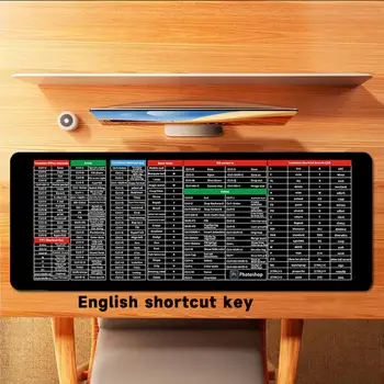 Comouter поставляет коврик для мыши с режимом сочетания клавиш Эффективная офисная производительность Клавиатура Коврик для мыши с Quick for Software