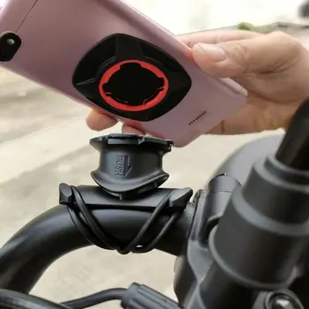 Универсальный горный велосипед Велоспорт Стойка для телефона Держатель для ремня Держатель Комплект для Quad-Lock Riding Phone Bracket