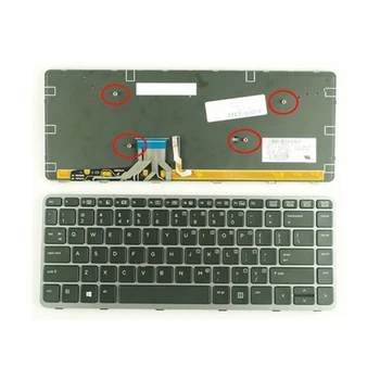 Новая американская тайская клавиатура с подсветкой для HP EliteBook Folio 1040 G1 1040 G2 с рамкой TI
