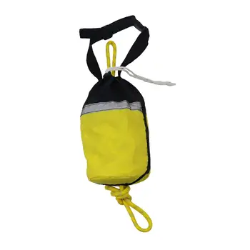 Метательные сумки для спасения на воде Плавающая спасательная веревка Высокая видимость для плавания на лодке Гребля на каноэ Водные виды спорта Устройство для каякинга