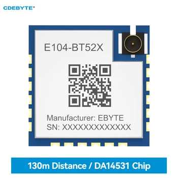 DA14531 BLE5.0 Модуль Bluetooth на последовательный порт CDEBYTE E104-BT52X Низкое энергопотребление IPEX 3-й SMD Беспроводной модуль Небольшой размер