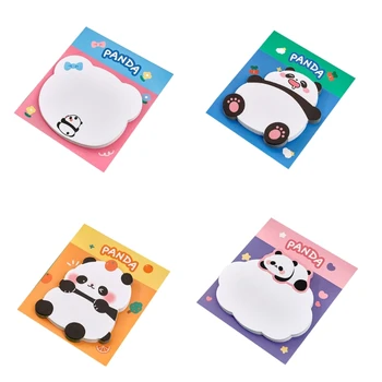 Стикеры с пандами Мультяшные панды Самоклеящиеся блокноты для заметок для студентов