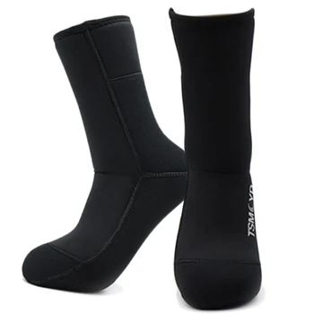 7 мм Неопреновые носки для дайвинга Взрослые утолщенные теплые нескользящие износостойкие носки для плавания Водные виды спорта Пляжные носки Носки для серфинга