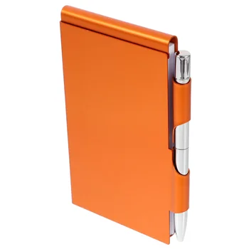  Блокнот-раскладушка Творческий карман Многофункциональные блокноты для планирования Металлический держатель для ручки для заметок Стильный мини-блокнот для малого офиса